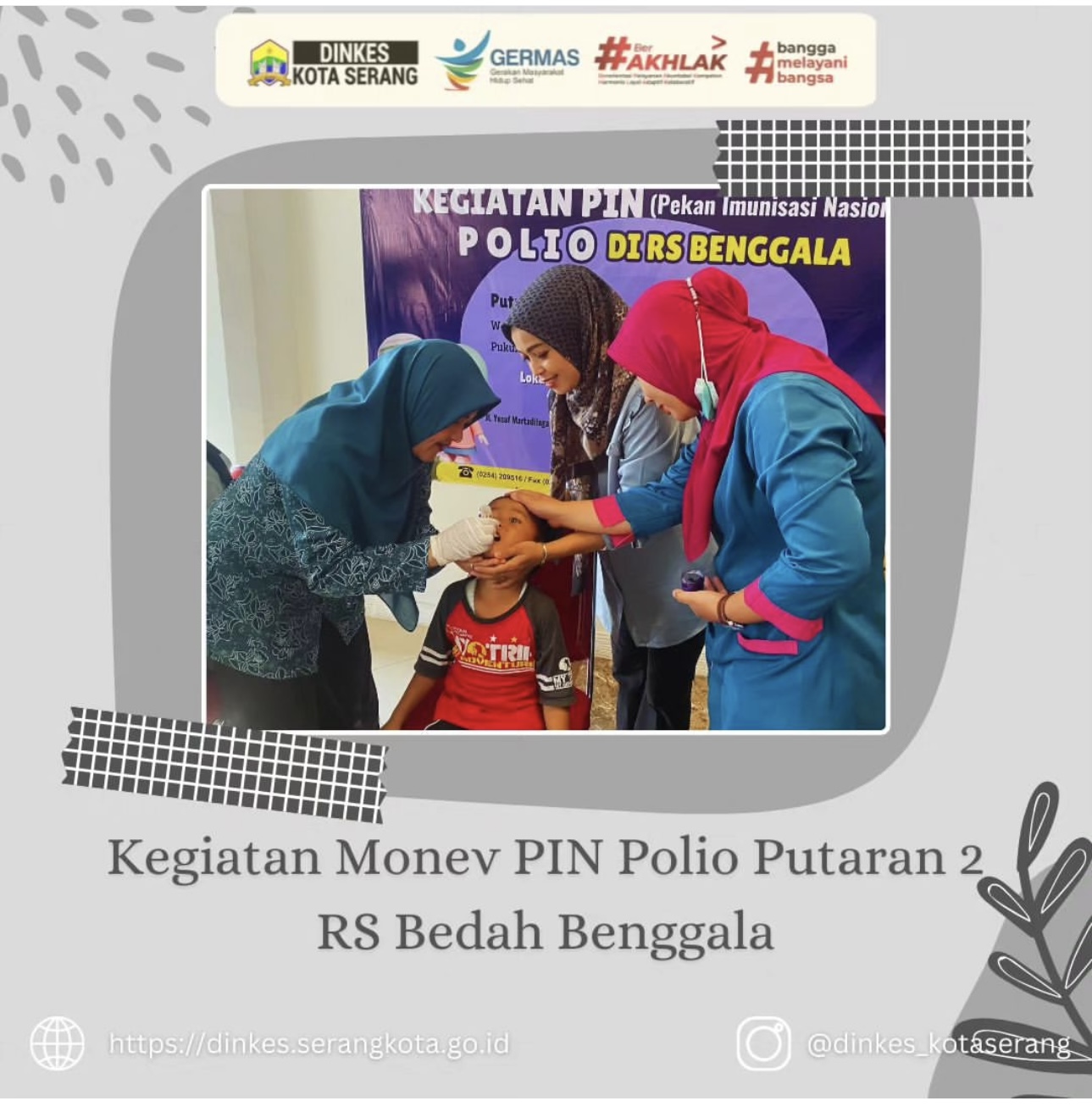 Kegiatan Pekan Imunisasi Nasional (PIN) Polio