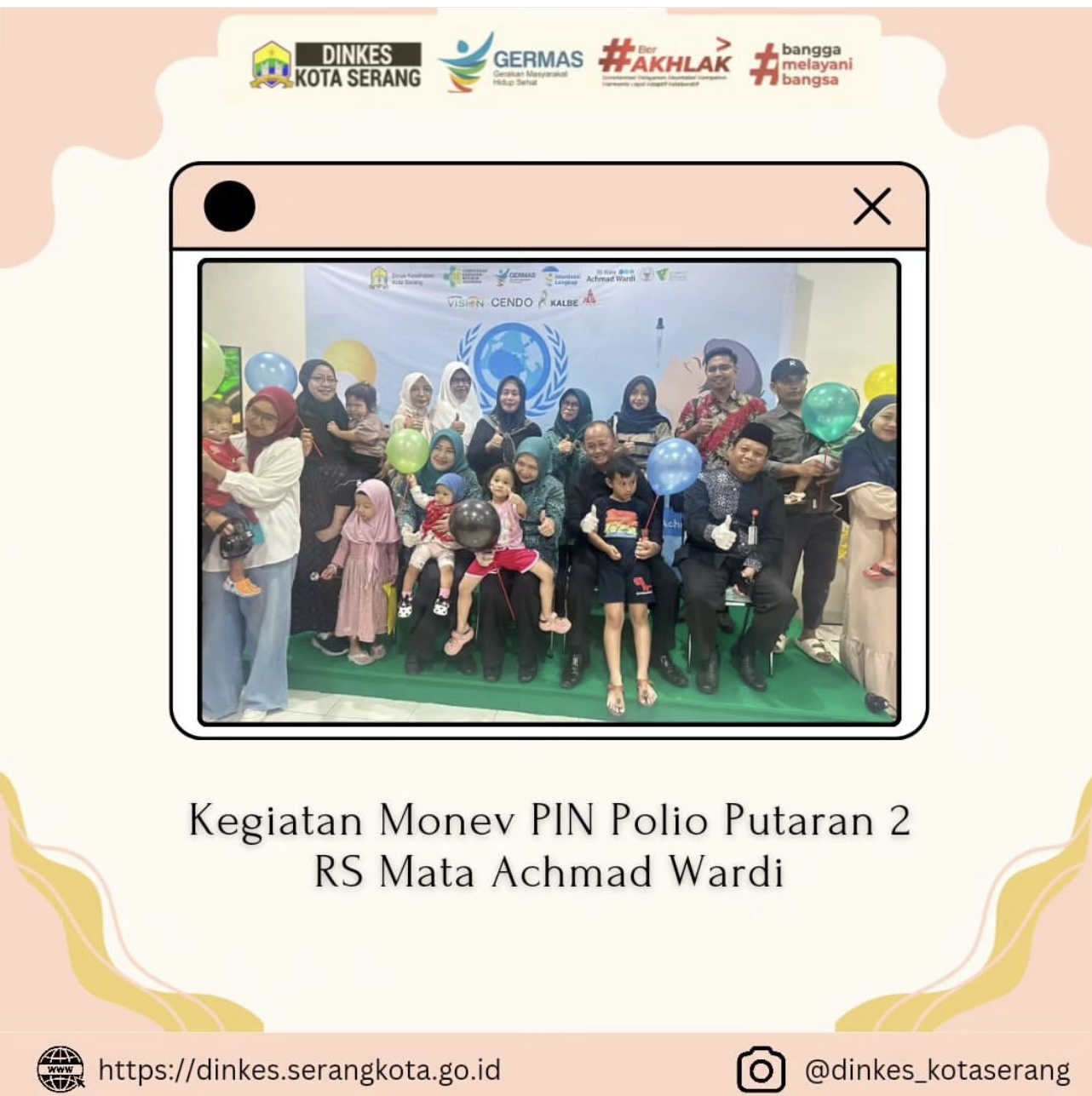 Kegiatan Monitoring dan Evaluasi PIN  Polio