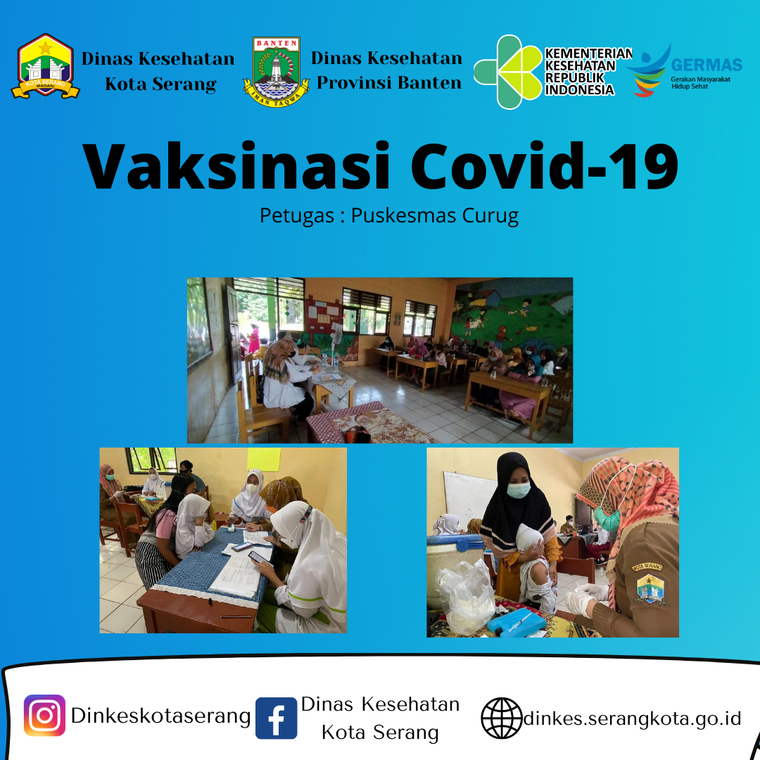 Vaksinasi Covid-19 di Wilayah Puskesmas Curug