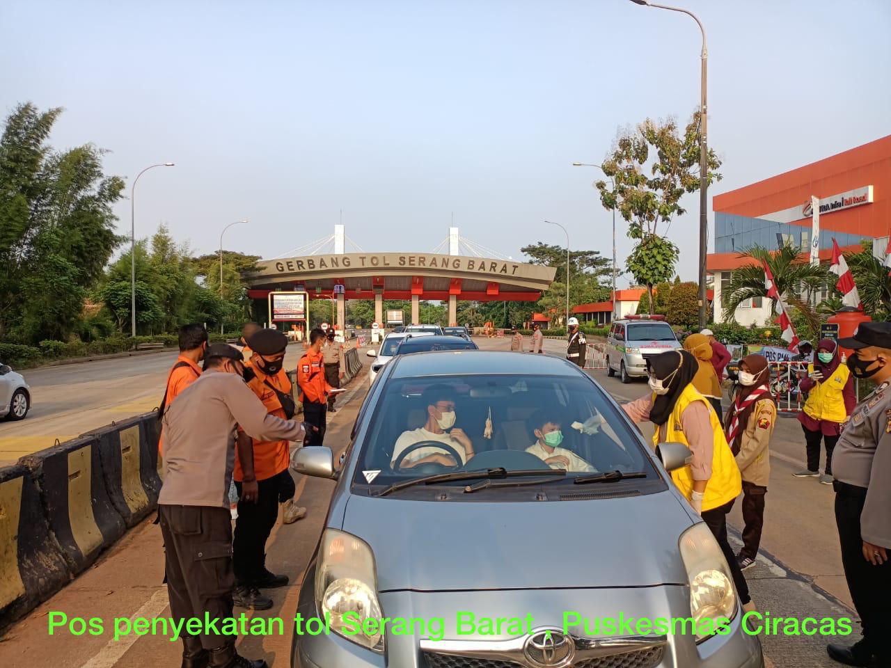 Penyekatan Arus Mudik di Kota Serang