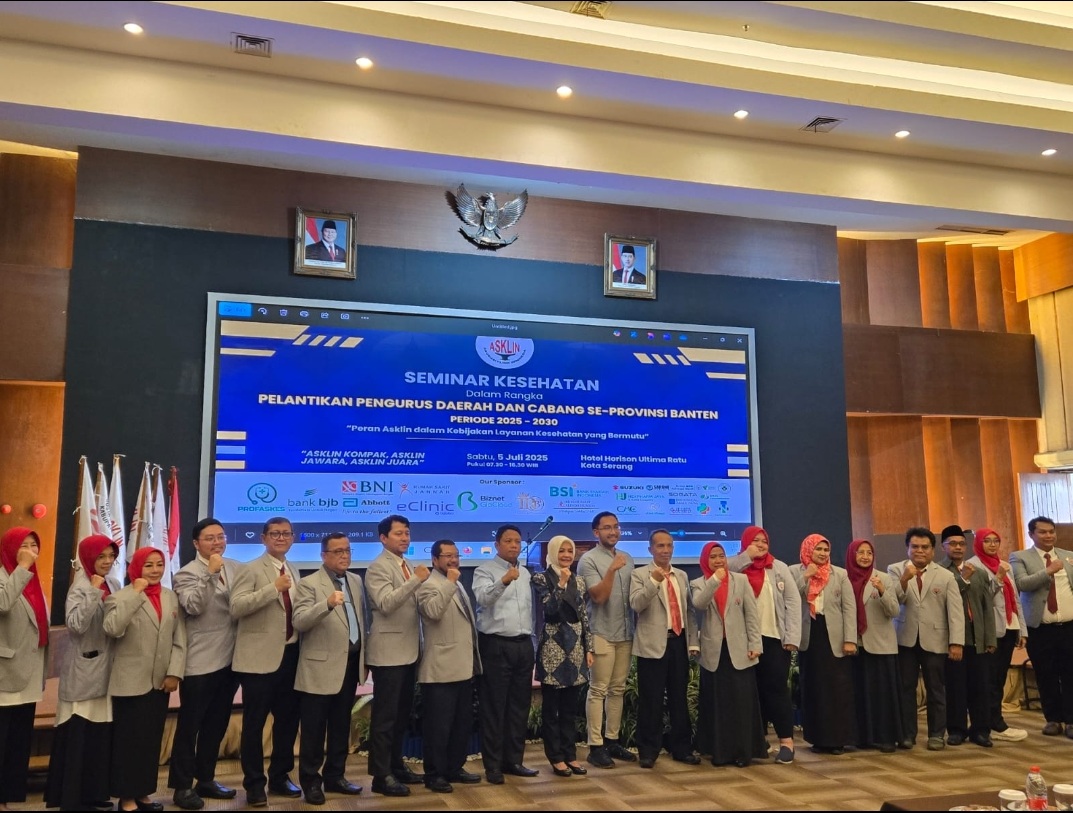 Dinas Kesehatan Kota Serang Hadiri Seminar Kesehatan dan Pelantikan Pengurus Daerah dan Cabang Se-Provinsi Banten Periode 2025–2030