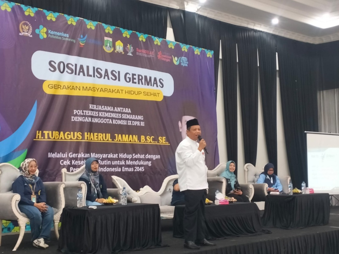GERMAS di Kota Serang: Poltekkes Kemenkes Semarang & Komisi IX DPR RI Ajak Warga Hidup Sehat