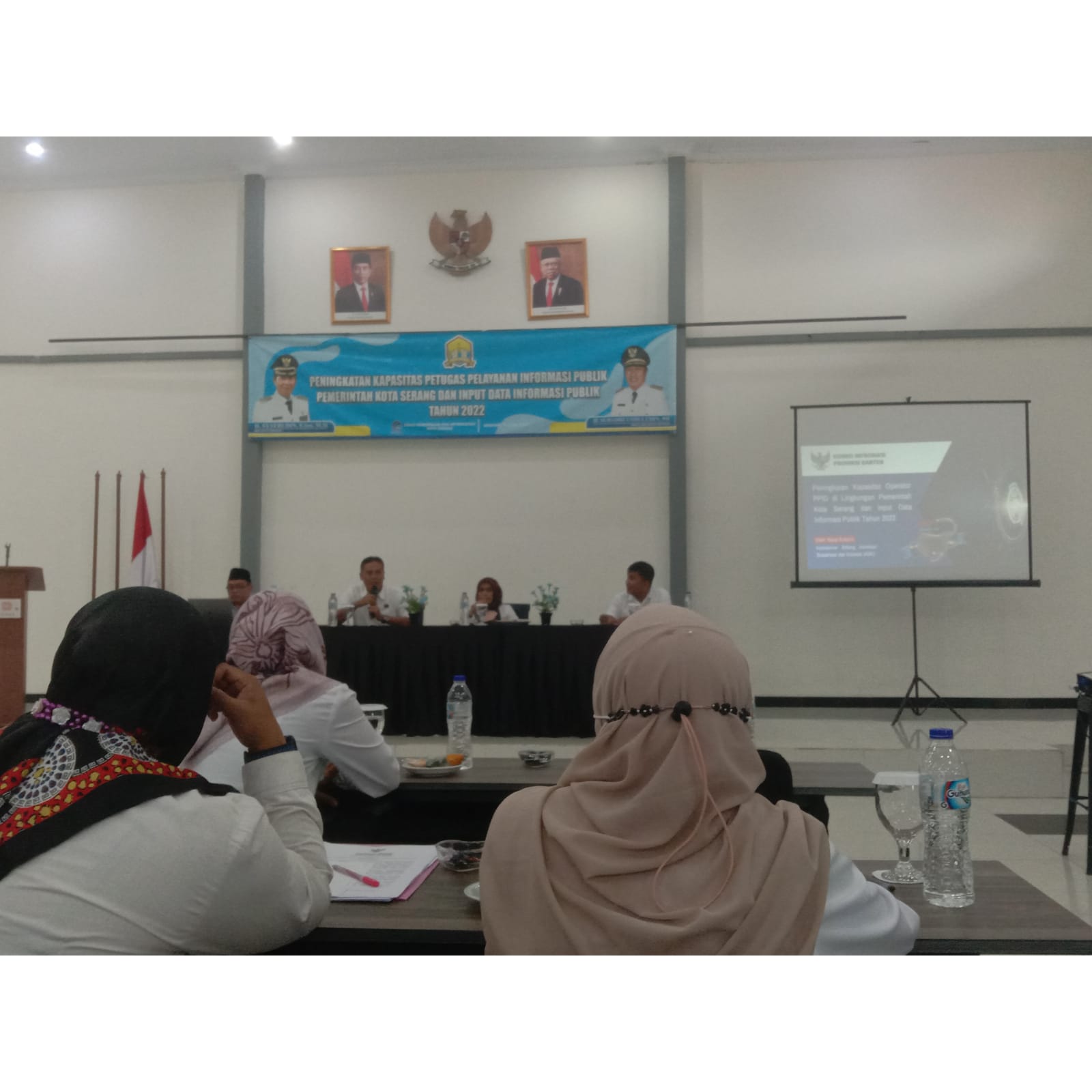 Program kerjasama dengan Diskominfo dengan tema  Peningkatan Kapasitas Operator PPID di Lingkungan Pemerintah Kota Serang dan Input Data Informasi Publik Tahun 2022.  