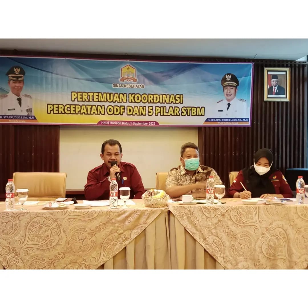 Pertemuan Koordinasi Percepatan Open Defacation Free ODF Dan 5 Pilar Sanitasi Total Berbasis Masyarakat STBM 