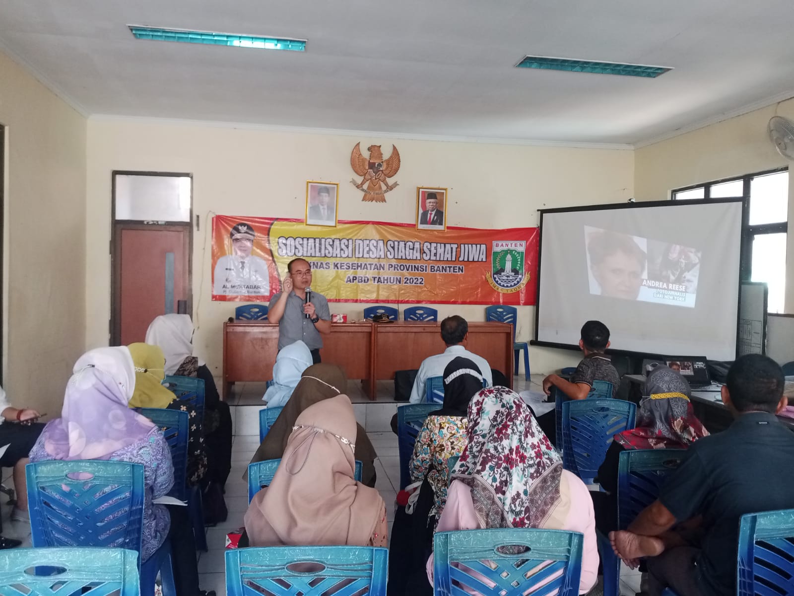  Kegiatan Sosialisasi Desa Siaga Sehat Jiwa di Kelurahan Sawah luhur. Rabu, 21 September 2022.