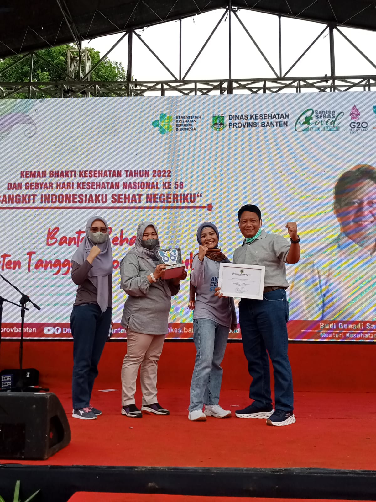 Kemah Bhakti Kesehatan Tahun 2022 dan Gebyar Hari Kesehatan Nasional Ke-58