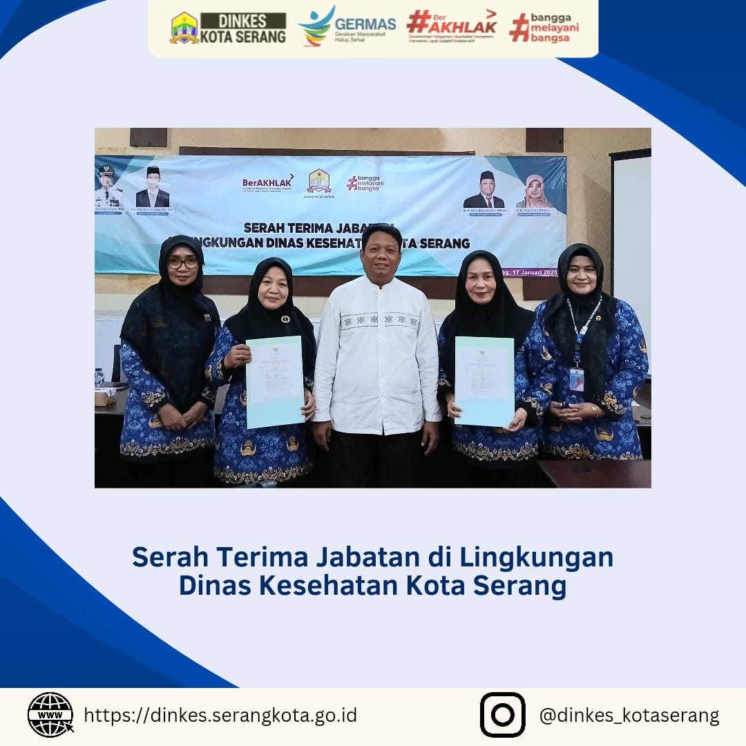 Serah Terima Jabatan Dinas Kesehatan Kota Serang