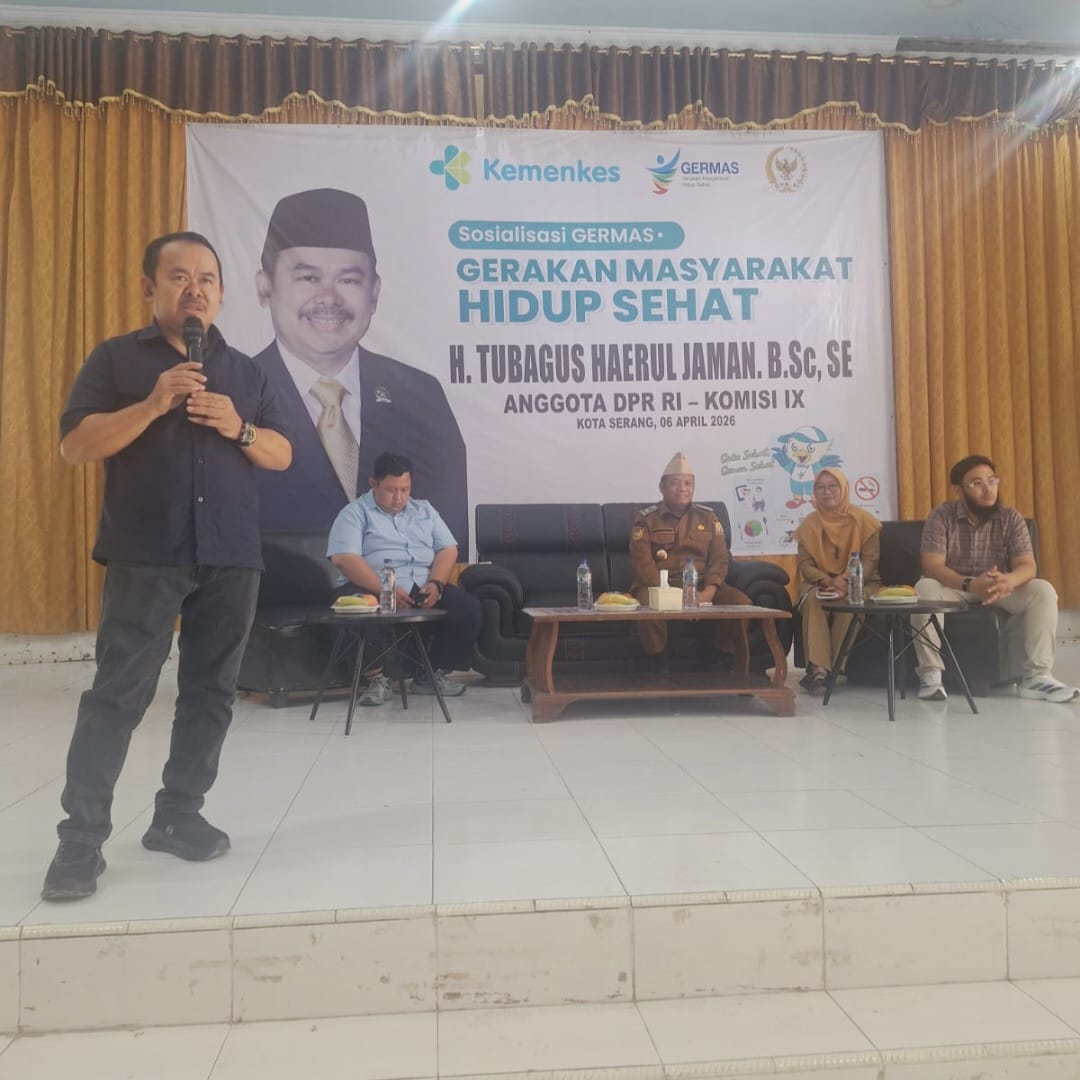 Dinkes Kota Serang Bersama Komisi IX DPR RI Gelar Sosialisasi GERMAS: Wujudkan Masyarakat Sehat dan Produktif