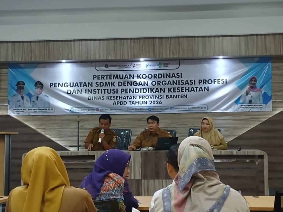 Perkuat Mutu Pelayanan, Dinkes Kota Serang Gelar Koordinasi Bersama Organisasi Profesi dan Institusi Pendidikan
