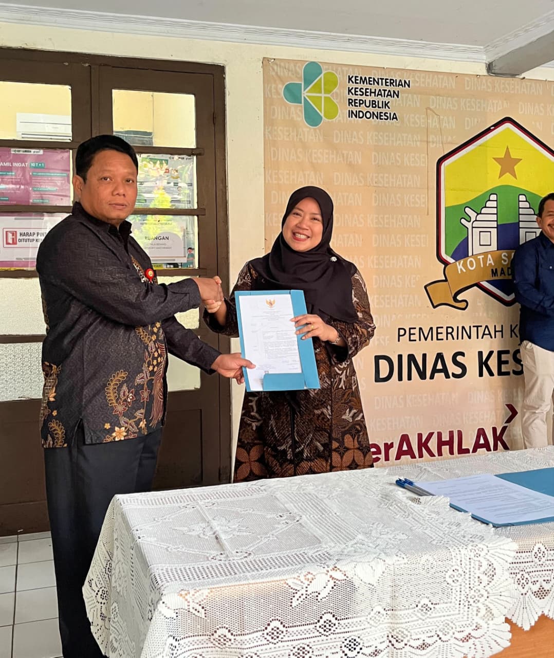 Serah Terima Jabatan di Lingkungan Dinas Kesehatan Kota Serang